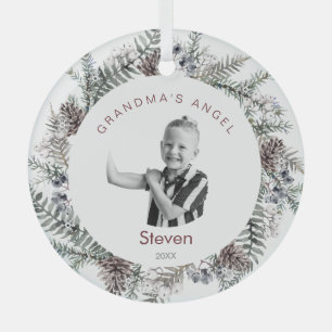 Grandma's Angel Photo Ornament