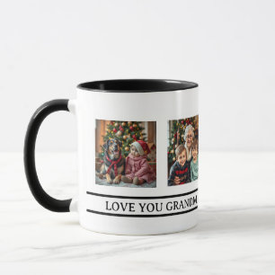 Grandma's Angels 4 Photo Template Mug