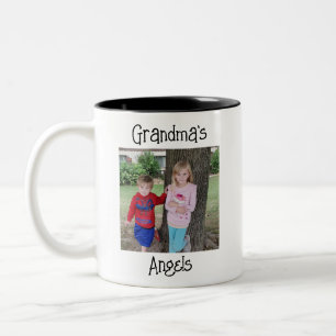 Grandma's Angels Personalised Two-Tone Coffee Mug