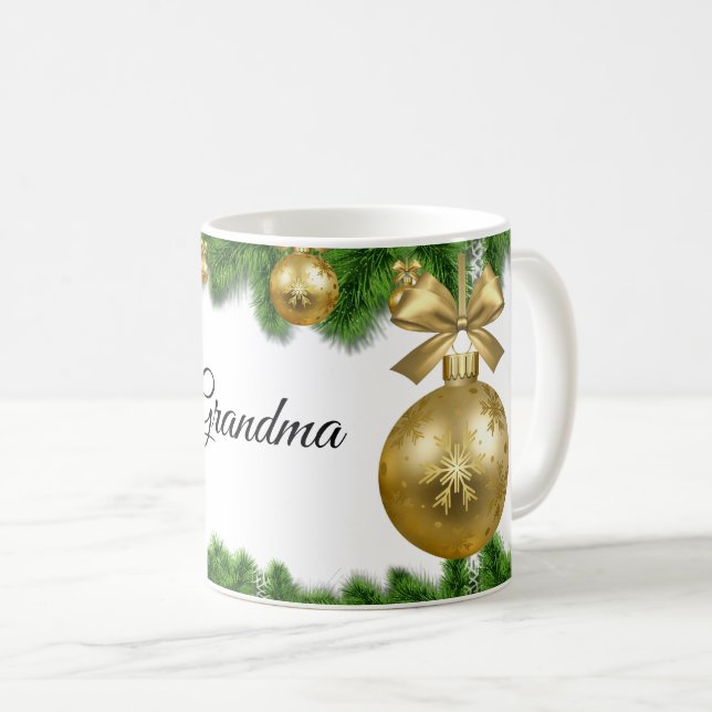 Grandma's Christmas Cup (Front Right)