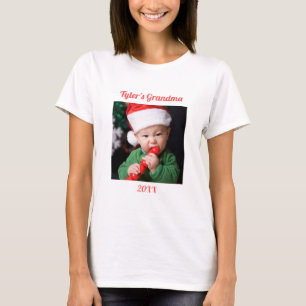 Grandmas Christmas Photo T-Shirt
