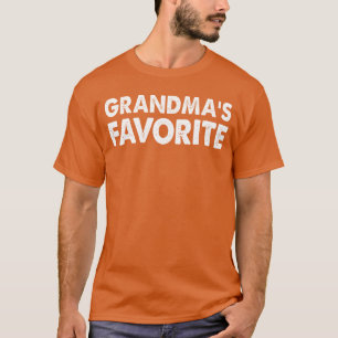 Grandmas Favorite Funny Grandparent Grandchild Vin T-Shirt