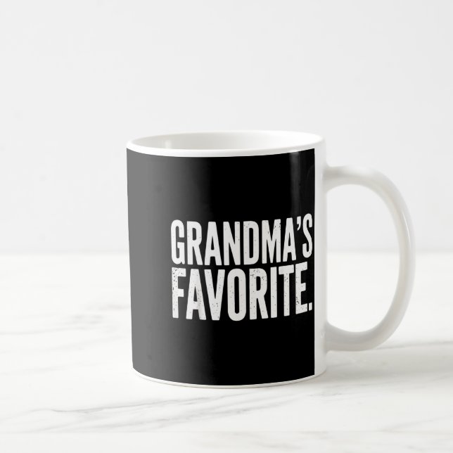 Grandma's Favorite Funny Grandparent Granhild Vint Coffee Mug (Right)