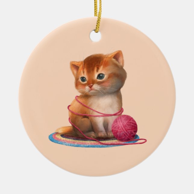 Grandma's favourite ceramic tree decoration (Front)