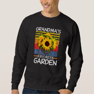 Grandma's Favourite Garden Mum And Nana For Women  Sweatshirt