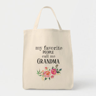 Grandma's favourite Tote (personalised with names) Bag