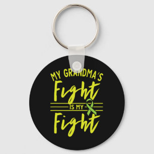 Grandma's Fight Is My Fight Kidney Disease Awarene Key Ring