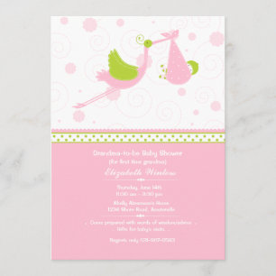 Grandma's First - Baby Shower Invitation
