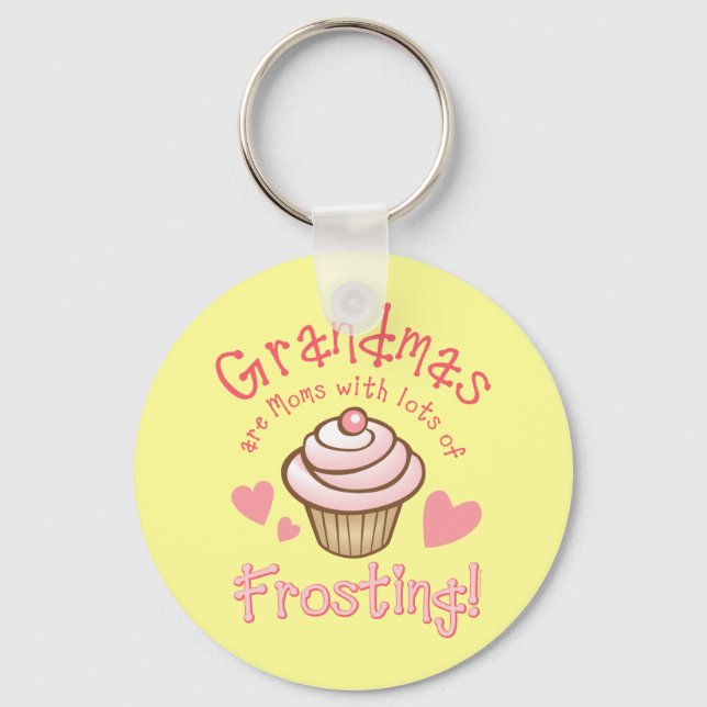 Grandma's Frosting Key Ring (Front)