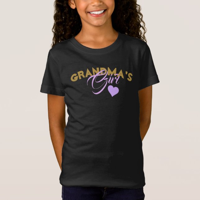 Grandma's Girl - Fine Jersey T-Shirt (Front)