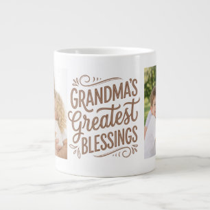 Grandma's Greatest Blessings Photo Speciality Mug