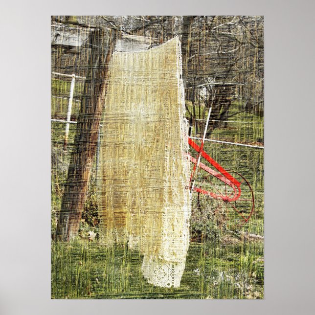 Grandma's Handmade Blanket Poster (Front)