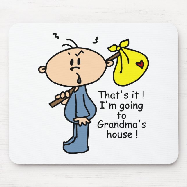 Grandma's House Baby (BLUE) Mouse Pad (Front)
