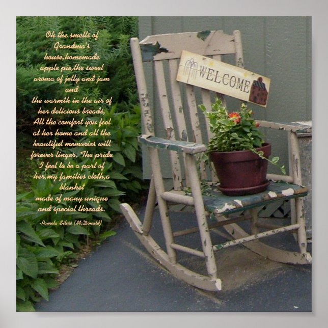 Grandma's House-Poem-Poster Poster (Front)
