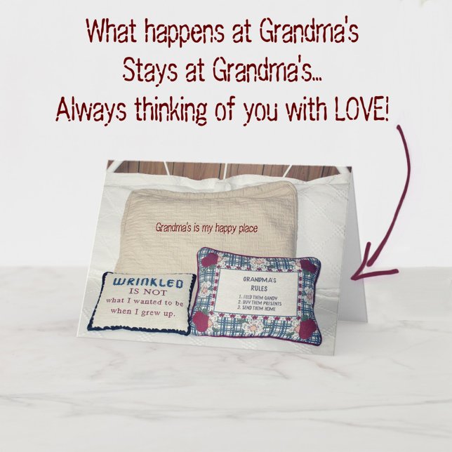 Grandma's is My Happy Place Card (Creator Uploaded)