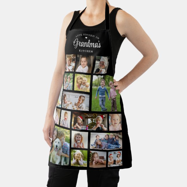 Grandma's Kitchen 18 Photo Collage Apron (Insitu)
