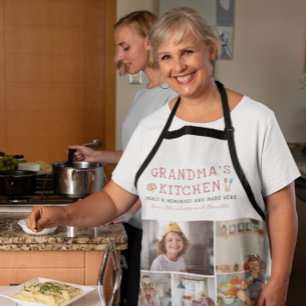 Grandma's Kitchen   8 Photo Personalized Apron