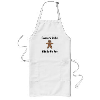 Grandma's Kitchen Kids Eat Free Long Apron