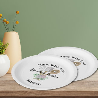 Grandma's Kitchen | Made With Love Personalised Paper Plate