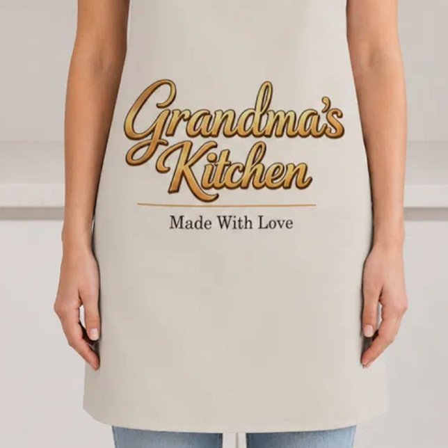 Grandma's Kitchen Personalised Apron (Creator Uploaded)