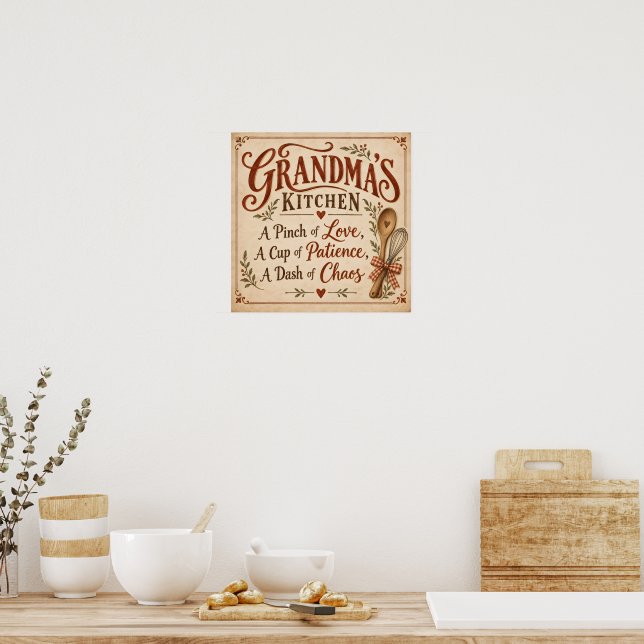 Grandma's Kitchen Poster (Kitchen)