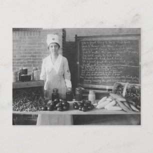 Grandma's Kitchen - Vintage Postcard