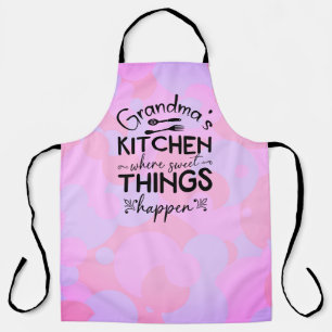 Grandma's Kitchen Where Sweet Things Happen Apron