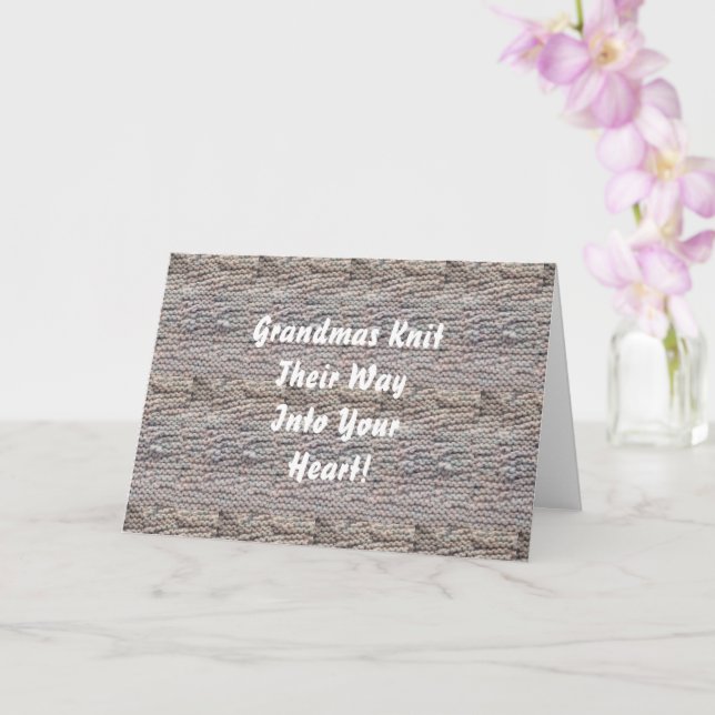 Grandmas Knit Card (Orchid)