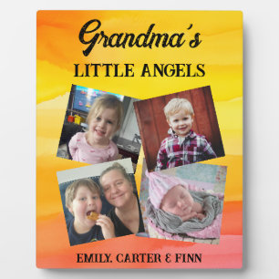 Grandma's Little Angels   Photo Gift Plaque