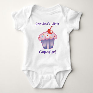 Grandma's Little Cupcake Baby Bodysuit