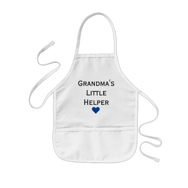Grandma's Little Helper Grandkids Kids Apron (Front)