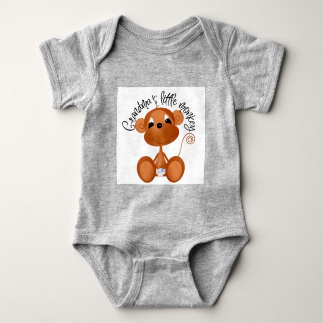 Grandma's Little Monkey - Boy Tshirts and Gifts (Front)