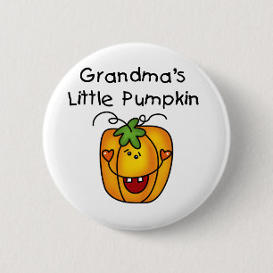 Grandma's Little Pumpkin T-shirts and gifts 6 Cm Round Badge