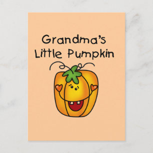 Grandma's Little Pumpkin T-shirts and gifts Postcard