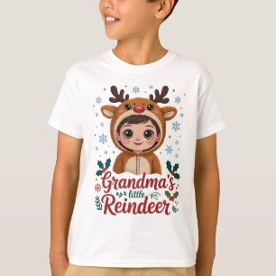 Grandma's Little Reindeer Christmas Gifts T-Shirt
