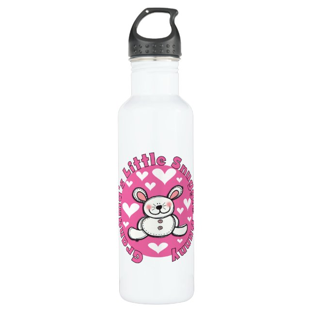 Grandma's Little Snuggle Bunny 710 Ml Water Bottle (Front)