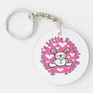 Grandma's Little Snuggle Bunny Key Ring