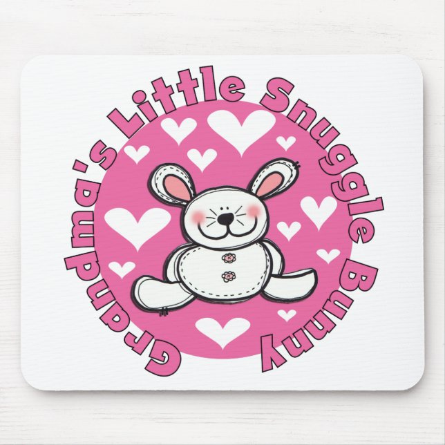 Grandma's Little Snuggle Bunny Mouse Pad (Front)
