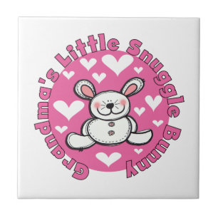 Grandma's Little Snuggle Bunny Tile