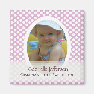 Grandmas Little Sweetheart: Picture Magnet
