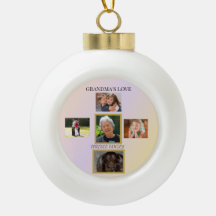 Grandma's Love 5-Photo Forever Family Tribute