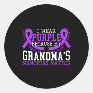 Grandma's Memory Problem Heimerheimer's Disease  Classic Round Sticker