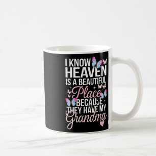 Grandma's My Guardian Angel In Heaven Memorial Day Coffee Mug