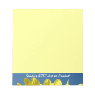 Grandma's NUTS about her Grandkids! notepad