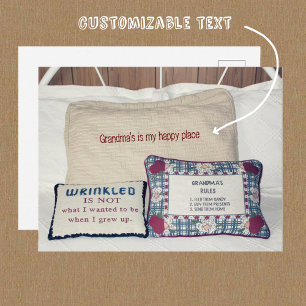Grandma's Place Customisable Postcard