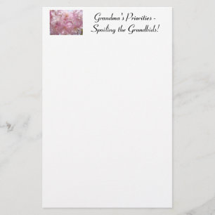 Grandma's Priorities Spoiling the Grandkids! Stationery