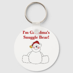 Grandma's Snuggle Bear Tshirts and Gifts Key Ring