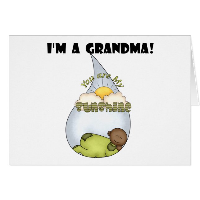 Grandma's Sunshine-African American Boy (Front Horizontal)