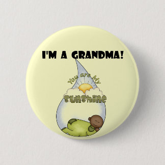 Grandma's Sunshine-African American Boy 6 Cm Round Badge