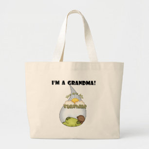 Grandma's Sunshine-African American Boy Large Tote Bag